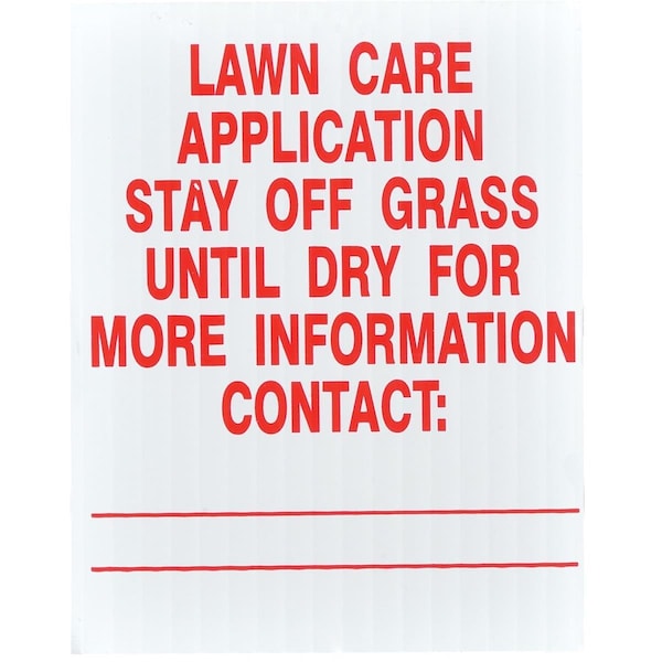 Gemplers GEMPLER'S Illinois Lawn Pesticide Application Signs, PK25 P45RU25 W/R 4V-302 - main